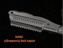 ionic ultrasonic hot razor